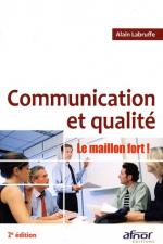 Communication et qualit&eacute;