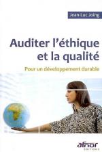 Auditer l'&eacute;thique et la qualit&eacute;