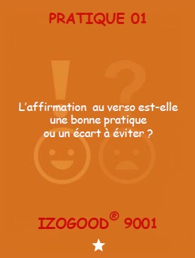 Bonnes pratiques ou écarts à éviter